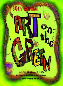 2004 Art on the Green Poster