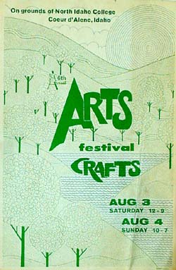 1974 Art on the Green Poster