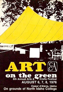 1976 Art on the Green Poster