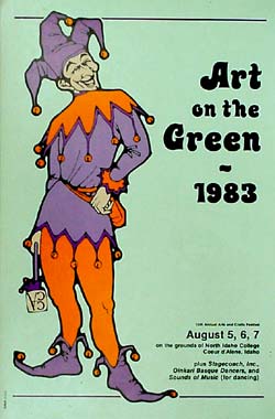 1983 Art on the Green Poster