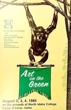 1985 Art on the Green Poster