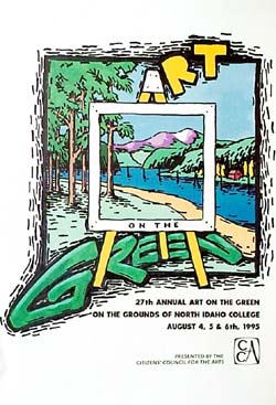 1995 Art on the Green Poster