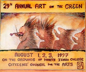 1997 Art on the Green Poster